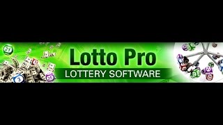 Lotto Pro Lottery Software [upl. by Ardnuaed]