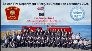 Boston Fire Department Recruits Graduation Ceremony 2024 [upl. by Casavant]