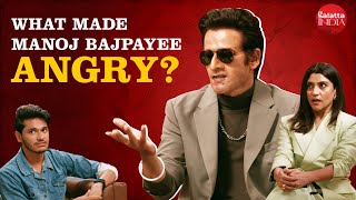 ANGRY Manoj Bajpayee WALKS OUT of Nayandeep Rakshits interview  Konkona Sen Sharma  Killer Soup [upl. by Daj]