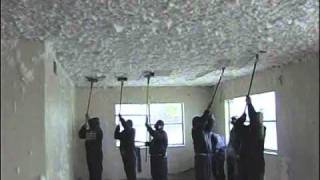 Friable ceiling abatement using FoamShields patented method [upl. by Reich]