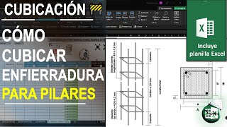 🚧CUBICACIÓN de enfierradura para PILARES [upl. by Adnerb139]