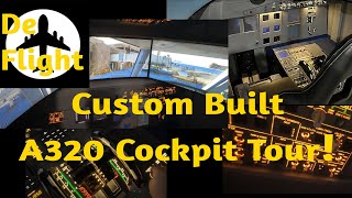 Custom Built Skalarki A320 Cockpit Simulator [upl. by Goldfarb]