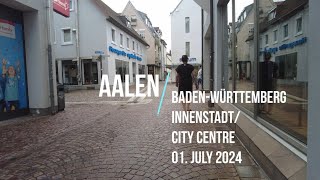 Aalen  Germany 🇩🇪  BadenWürttemberg  July 2024 Innenstadt  City Centre [upl. by Shields]