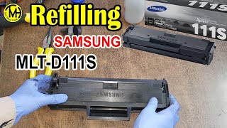 How to refill Samsung MLTD111S Cartridge [upl. by Sieber]