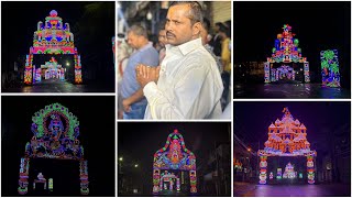 Marredpally Golla Kittu Anna Grand Lighting Ready For Bonalu 2024Full Setup 2024bonalu lighting [upl. by Noira]