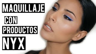 MAQUILLAJE con PRODUCTOS NYX  Review  Eva Davis [upl. by Ingrim]