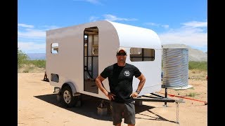 How to Build a DIY Travel Trailer  Aluminum Exterior and more Part 2 [upl. by Hayott]