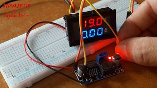 LM 2596 ve Dijital Volt Ampermetre kurulumu  LM 2596 and Digital Volt Ammeter setup [upl. by Kenleigh384]