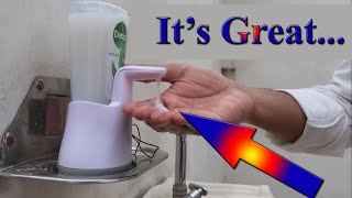 Dettol notouch automatic hand wash dispenser Unboxing and First use in English [upl. by Odnumyer]