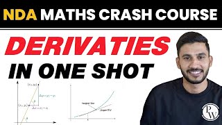 DERIVATIVES in One Shot  NDA Maths Crash Course [upl. by Yadsnil]