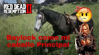 Red Dead Redemption 2 BAYLOCK como caballo principal sin mods [upl. by Akenat398]