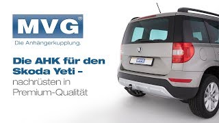 Die abnehmbare Anhängerkupplung für den Skoda Yeti [upl. by Lahcim]