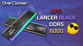 XPG Lancer Blade DDR5 6000 low price DDR5 7600 capable DRAM [upl. by Carlen]