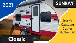 Micro Travel Trailer the Sunray Classic 149 walkthru [upl. by Carney282]