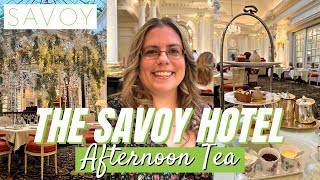 The Savoy Hotel Afternoon Tea  Inside The Savoy Hotel  Celebrating MY BIRTHDAY with my Sister [upl. by Ainerbas]