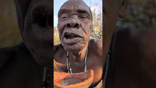 Hadzabe Oldest man cooks his favorite natural food hadzabetribe food [upl. by Aizat281]