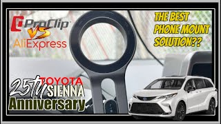 The Best Phone Mount System  2023 Toyota Sienna [upl. by Adiahs]