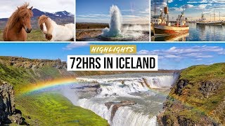 ICELAND Highlights 72hrs Reykjavik amp Golden Circle Island im November [upl. by Adiv]