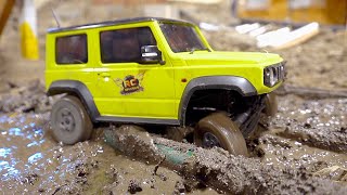 EXTREME MUD for the SUZUKI JIMNY EV 4x4 Kyosho Mini Z MX01 [upl. by Anorahs605]