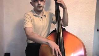 How to play chords on the Upright Bass  Bass Techniques with Colin [upl. by Pownall]