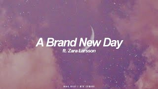 A Brand New Day ft Zara Larsson  BTS 방탄소년단 English Lyrics [upl. by Epilihp]