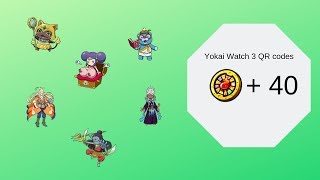 YoKai Watch  ALL 5 Gemnyan  Jewelnyan QR Codes for US and EU Tips amp Tricks [upl. by Eem]