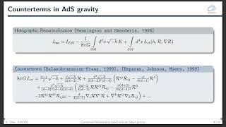 Rodrigo Olea Conformal Renormalization of antide Sitter gravity [upl. by Photina]