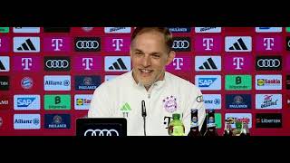 Thomas Tuchel Pre Match Press Conference VFB Stuttgart vs Bayern Munich [upl. by Eixor]