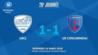 J26  USCL  US Concarneau 11 le replay I National FFF 2018 [upl. by Rasaec]