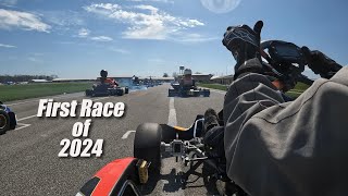 First Shifter Kart Race of 2024 [upl. by Ynohtnanhoj]