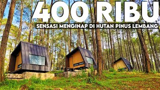 CAMPING MODERN DI TENGAH HUTAN  Bobocabin Cikole Lembang  Review Cabin Kekinian Di Hutan Pinus [upl. by Pitchford378]