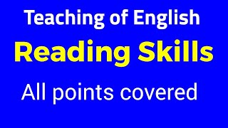 Reading Skills [upl. by Ahsap]