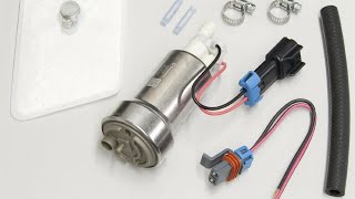 Walbro 450lph E85 Fuel pump Install  MAX boost STOCK D16 [upl. by Howlend]