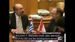 Canadian ambassador visits Alexandroupoliss mayor DeltaTV 03302012  English Subtitles [upl. by Leontine]