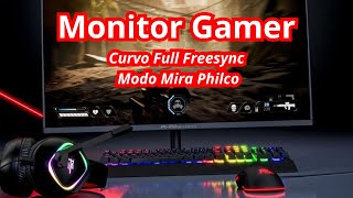 MELHOR CUSTO BENEFÍCIO MONITOR GAMER taxa de atualização 165 FULL HD MARCA PHILCO [upl. by Firmin656]