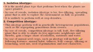 Plant Ideotype its definition and types of ideotype [upl. by Matthew]