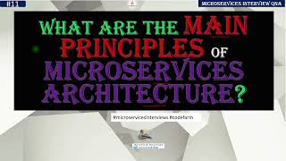 10 Microservices Design Principles  Microservices Interviews [upl. by Ycnaf]