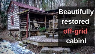 Off Grid Cabin Tour  Wineberry [upl. by Girardo244]