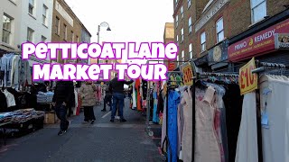 East London Walking Tour to Historic Petticoat Lane Market London [upl. by Jenne]