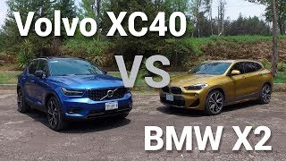 Volvo XC40 VS BMW X2  Frente a Frente [upl. by Lehcem753]