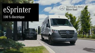 Le fourgon eSprinter électrique chez MercedesBenz RiveSud [upl. by Euqinimod560]