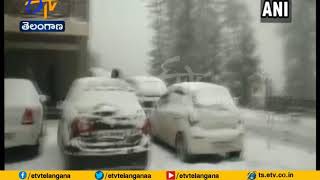 Heavy Snowfall in Shimlas Narkanda  Cold Wave Conditions Intensify [upl. by Vokaay154]