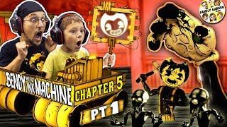 BENDY AND THE INK MACHINE CHAPTER 14 IN A NUTSHELL Stickman vs BATIM Animation [upl. by Emyam905]