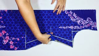 Kameez cutting very easy method step by step [upl. by Aivizt]