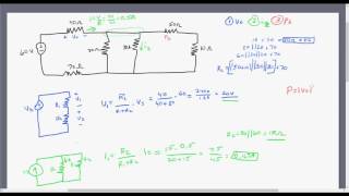 Solving Circuits Using Voltage amp Current Dividers [upl. by Ordep]