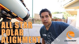 How to Polar Align a Celestron Mount All star polar alignment [upl. by Uthrop]