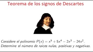 Regla de los signos de Descartes [upl. by Peer753]