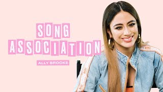 Ally Brooke Sings Lady Gaga Rihanna and More in a Game of Song Association  ELLE [upl. by Econah]