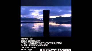 IEMN BT  Remember Paul van Dyks Recollected Remix 1998  Trance [upl. by Moria733]