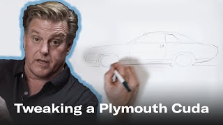 Chip Foose tweaks the design of the 1970 Plymouth Cuda  Chip Foose Draws a Car  Ep 3 [upl. by Nalani194]